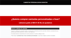 Desktop Screenshot of camisetasbaratas.com