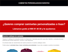 Tablet Screenshot of camisetasbaratas.com